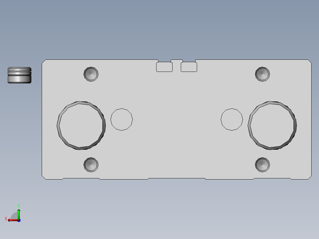 费斯托气缸170854_DFM-32-20-P-A-GF后视图