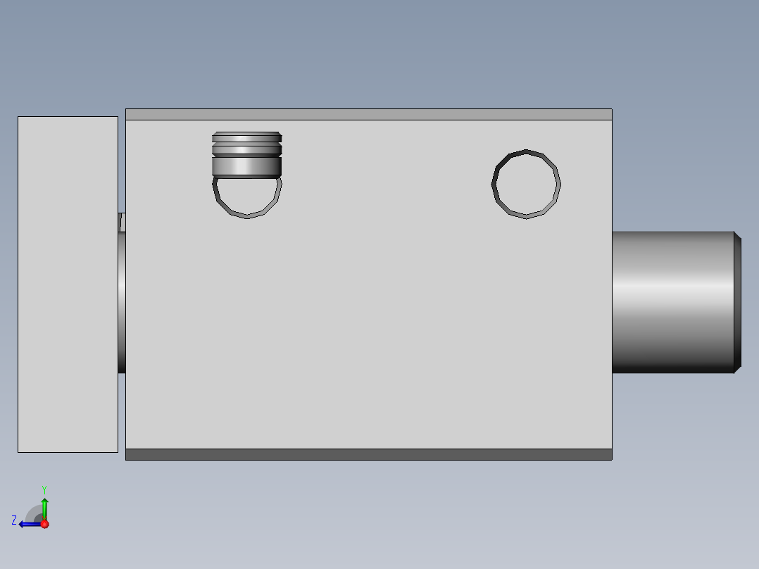 费斯托气缸170854_DFM-32-20-P-A-GF右视图