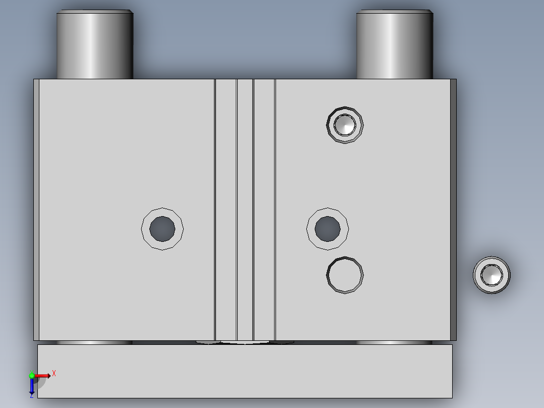 费斯托气缸170854_DFM-32-20-P-A-GF俯视图