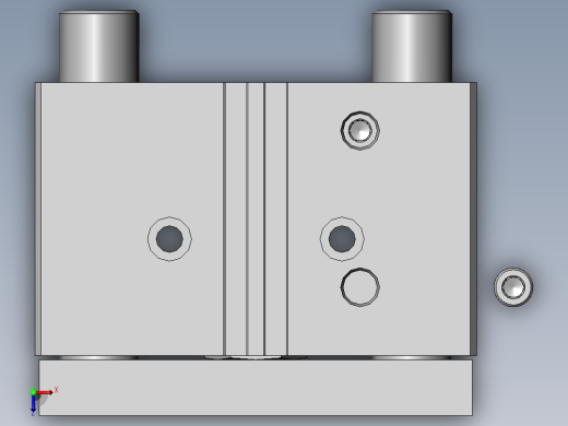 费斯托气缸170854_DFM-32-20-P-A-GF俯视缩略图