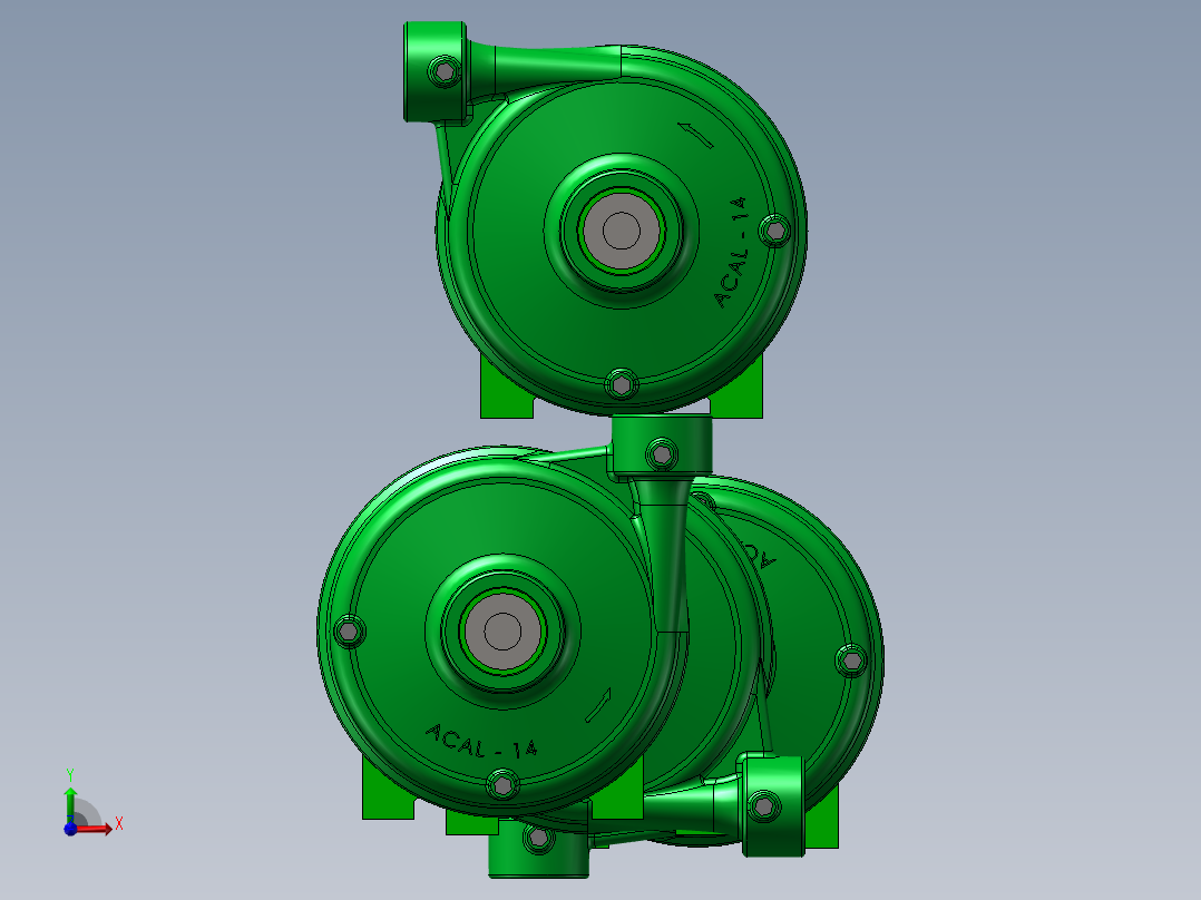 4款FMC-CW-800皮带驱动离心泵前视图