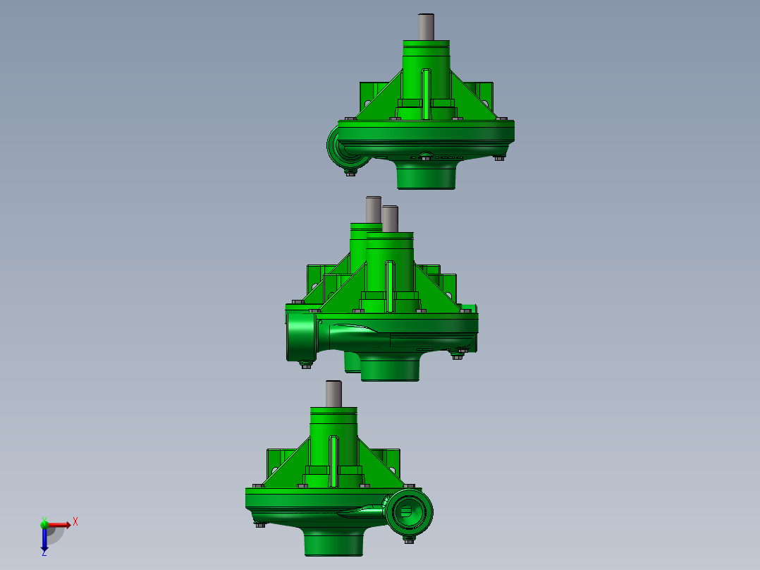 4款FMC-CW-800皮带驱动离心泵俯视图