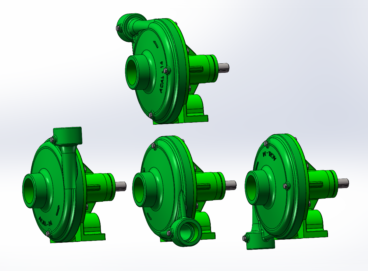 4款FMC-CW-800皮带驱动离心泵