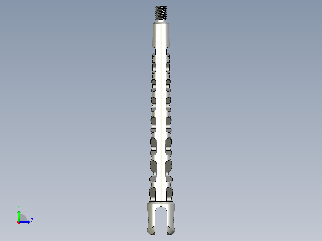 用于练习目的的部分左视图