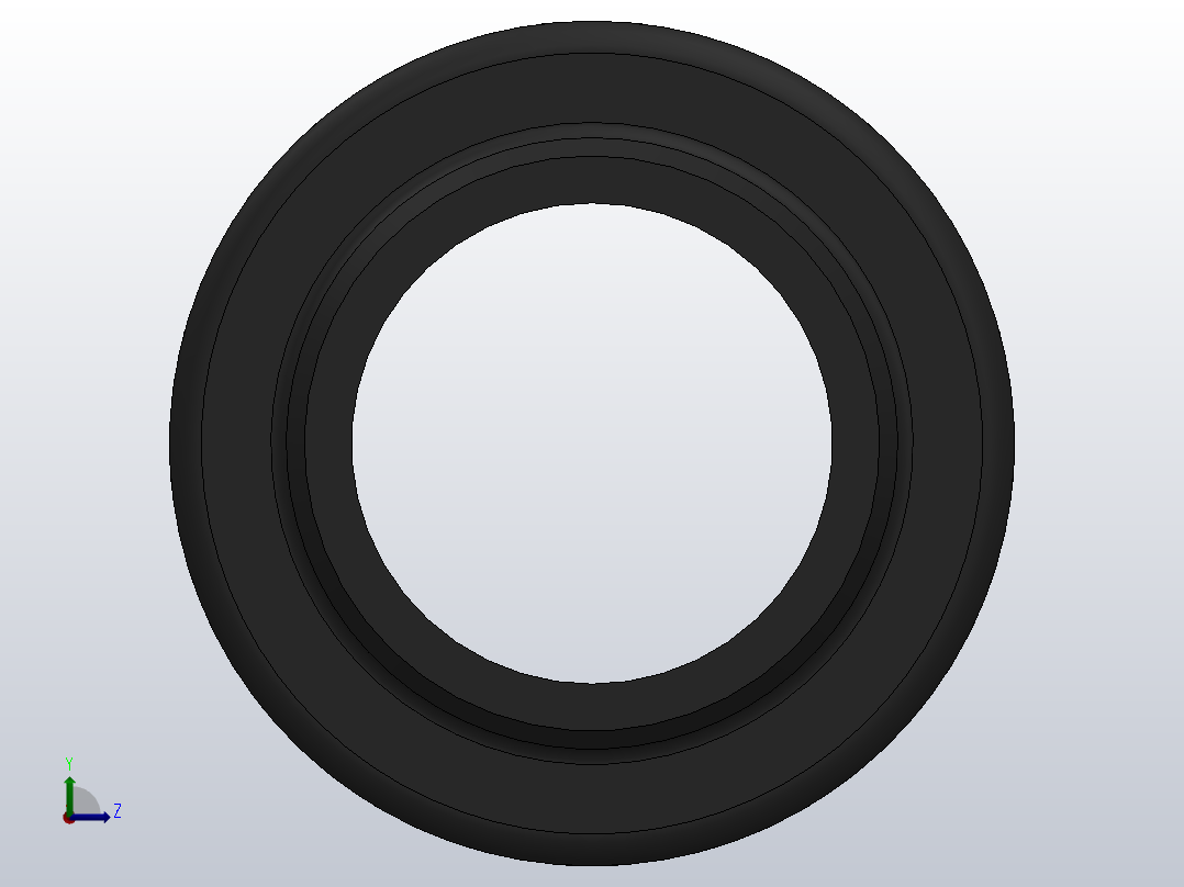 AH型ULTRATHAN金属骨架防尘圈(JIS)[AH020AZ5071]左视图