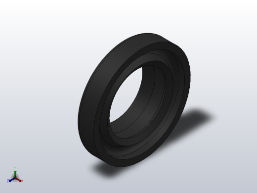 AH型ULTRATHAN金属骨架防尘圈(JIS)[AH020AZ5071]正等轴测缩略图