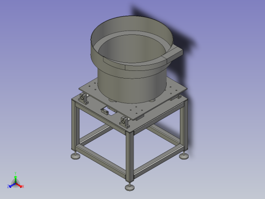 堵头振动盘支架-左旋