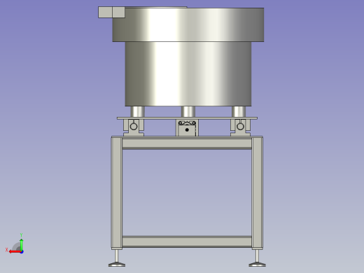 堵头振动盘支架-左旋后视缩略图
