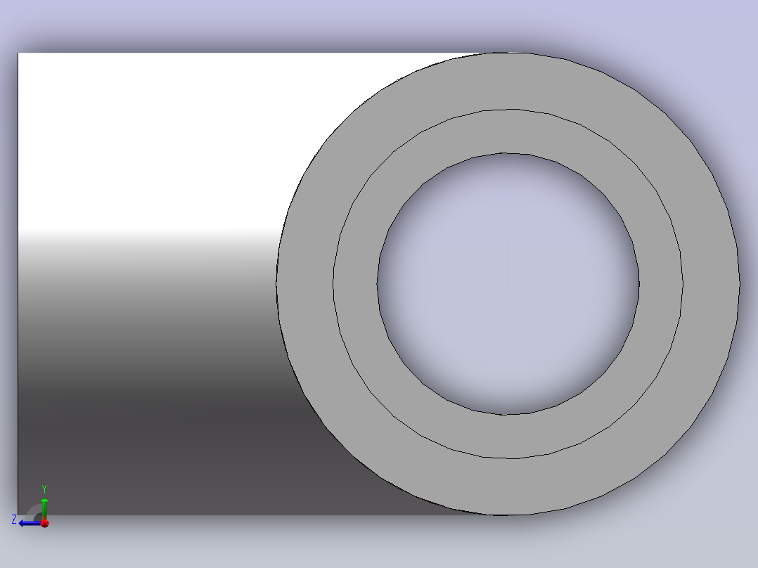 U-PVC_TEE_DN15右视图