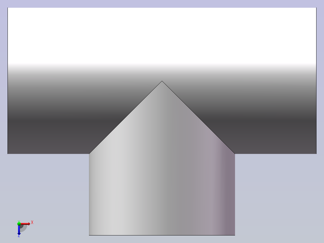 U-PVC_TEE_DN15俯视图