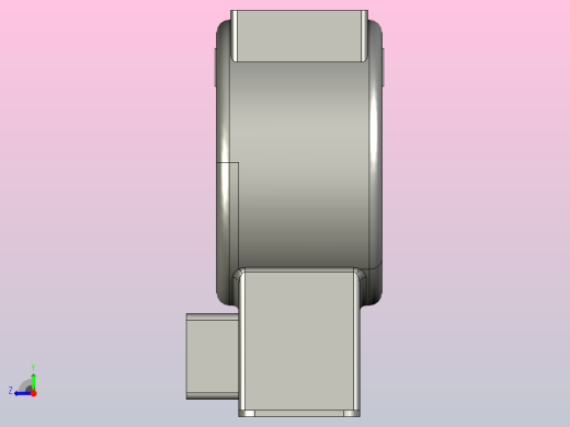 LMZW1-0.5 35电流互感器三维模型202011右视缩略图