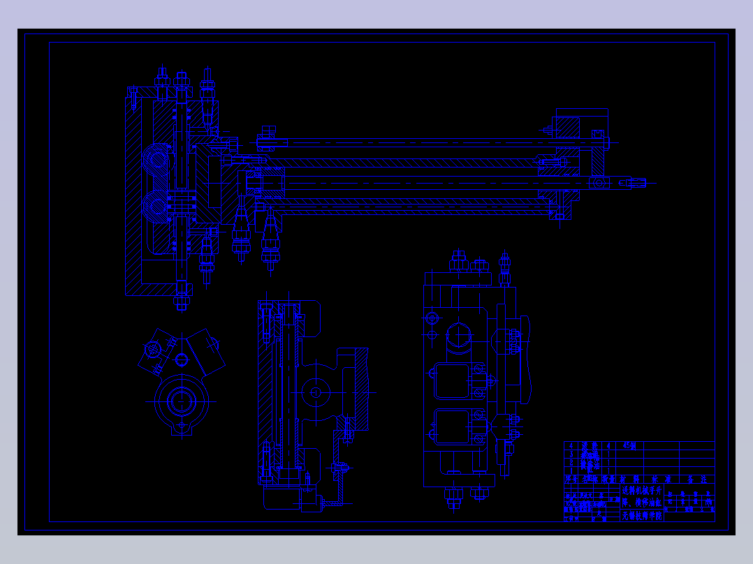 机械手-凸轮轴加工自动线机械手