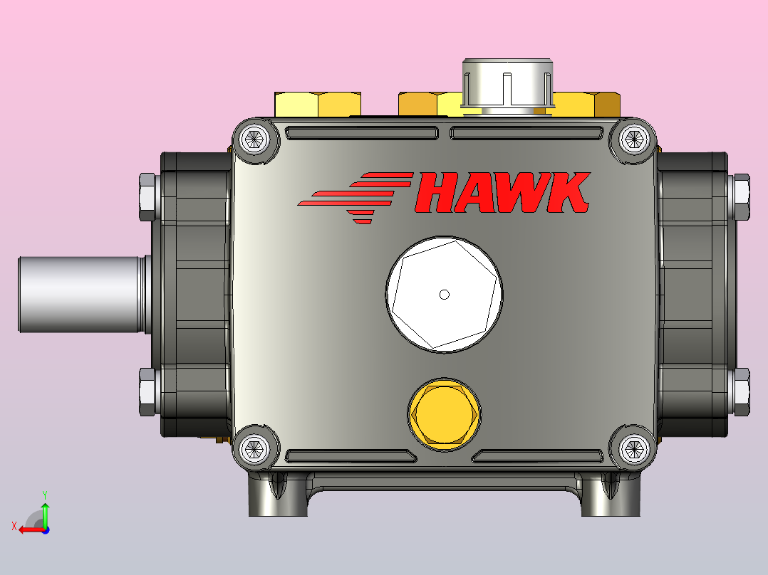 HawkNMT高压泵后视图