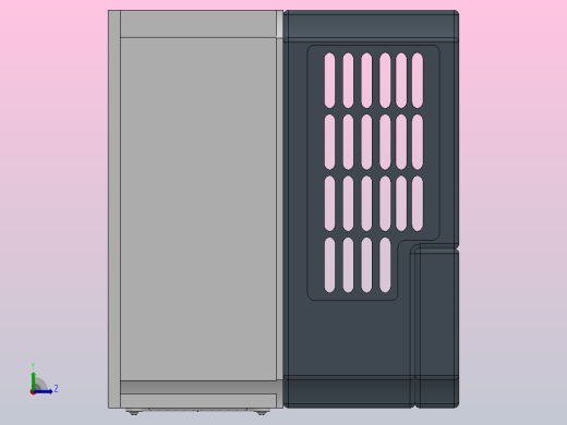 VC610系列数控机床专用高性能矢量型变频器[VC610-2S002G]左视缩略图
