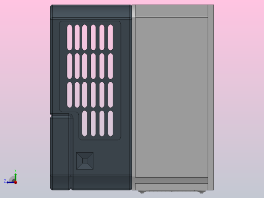 VC610系列数控机床专用高性能矢量型变频器[VC610-2S002G]右视缩略图