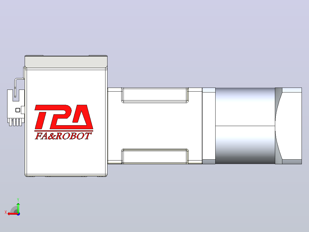 伺服电机集成皮带传动直线执行器TPA-OCB-60-140-L2050-DL-J60-N3后视图