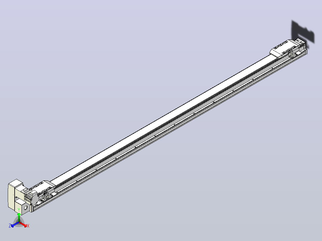 皮带直线轴双滑块型TPA-GCBS-50-P42-L550-LU-M10-N3主视图