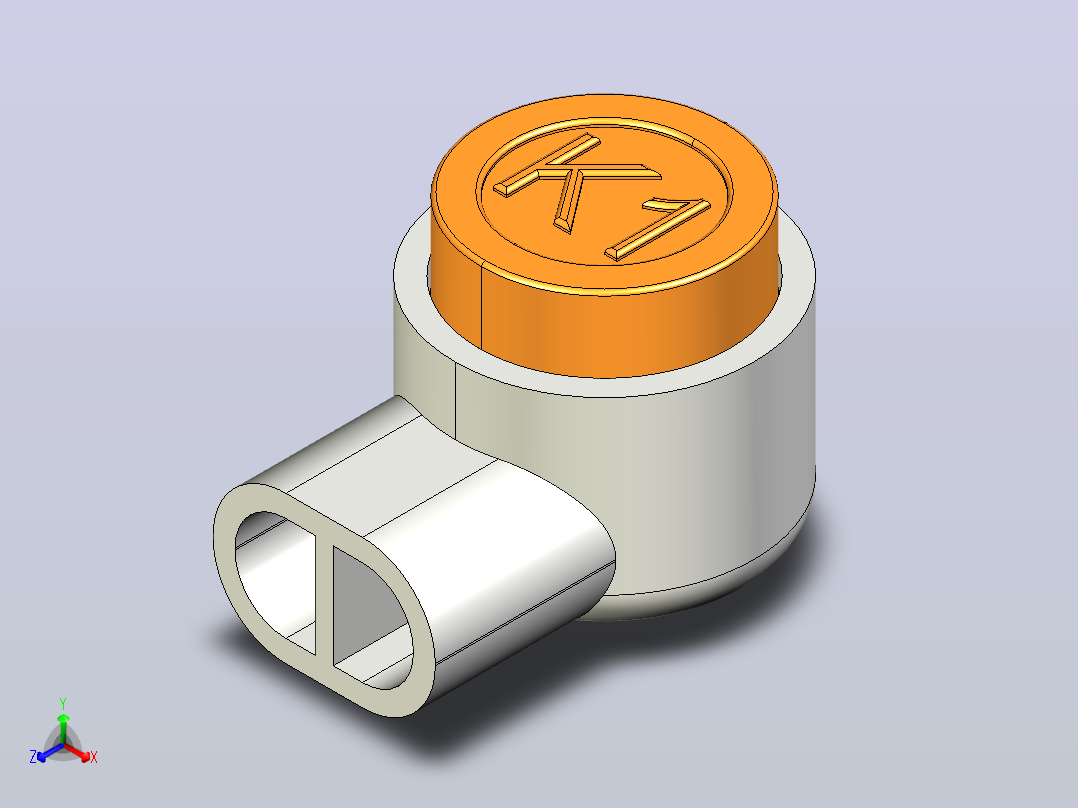 Scotchlok连接器K-1 REXANT电缆连接器，对接连接器，自剥离主视图
