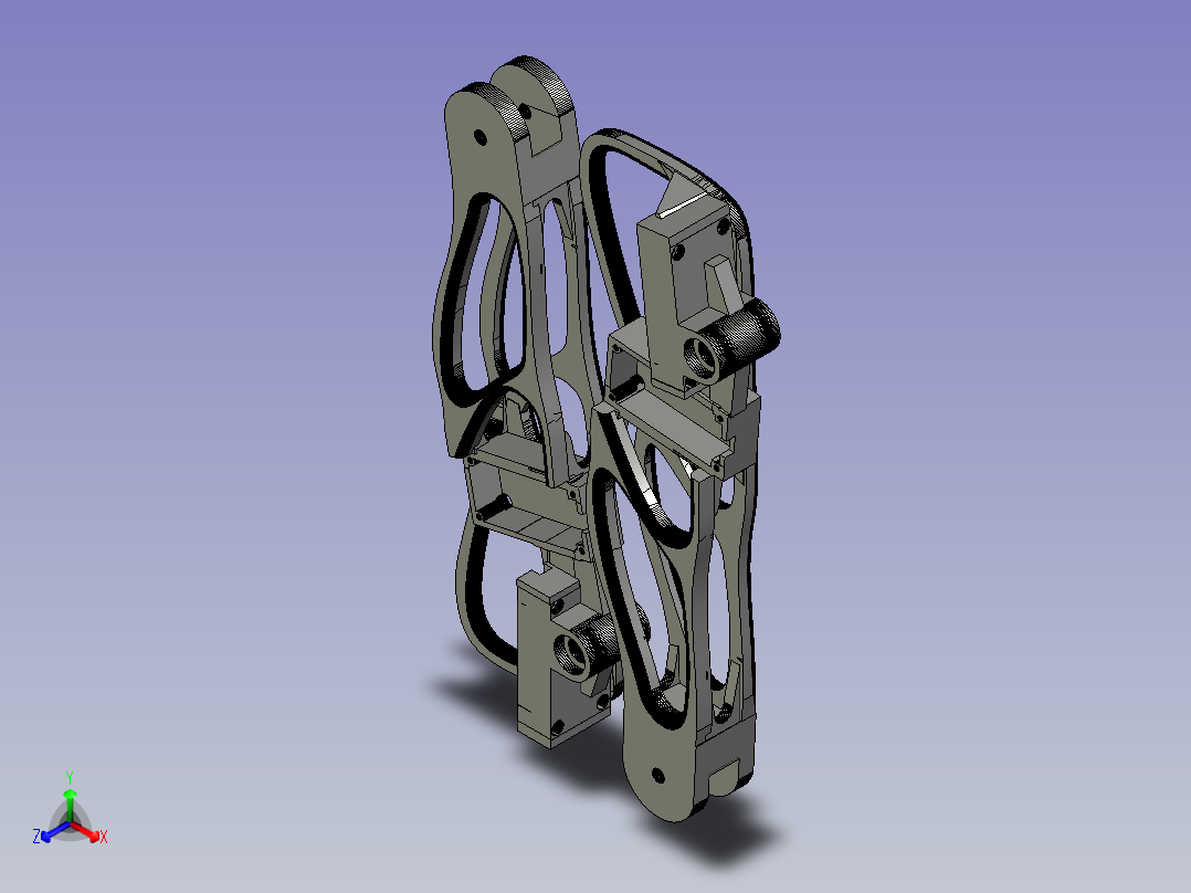 Deerbot机器狗3D打印图纸 STL格式正等轴测图