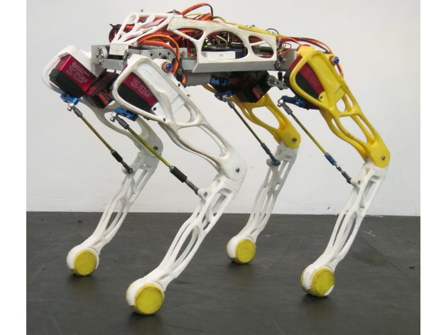 Deerbot机器狗3D打印图纸 STL格式
