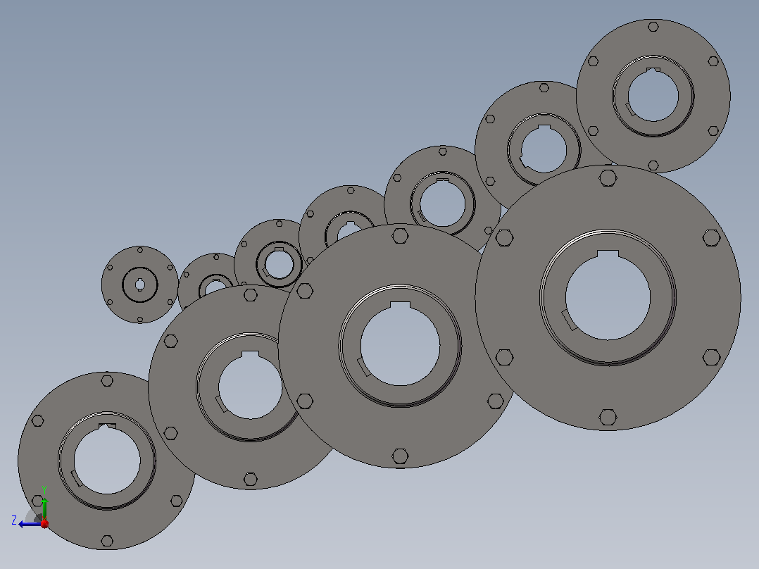 双法兰型联轴器LMS型 11款右视图