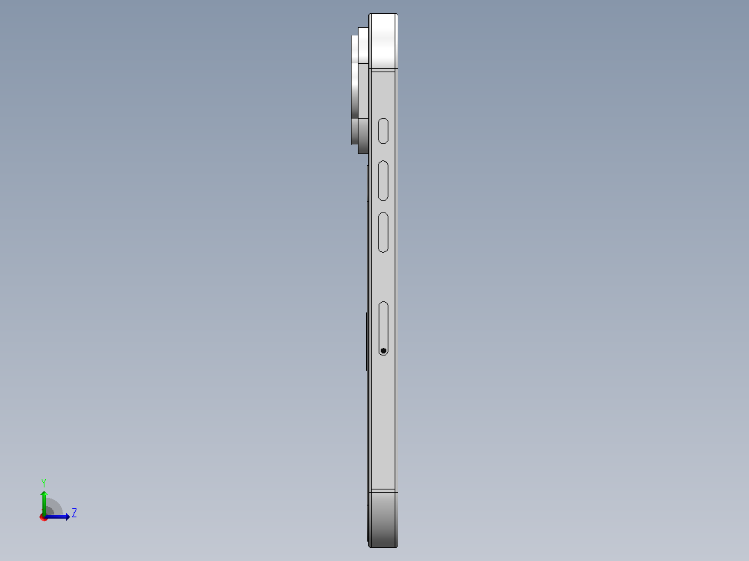 IPhone 17手机壳左视图