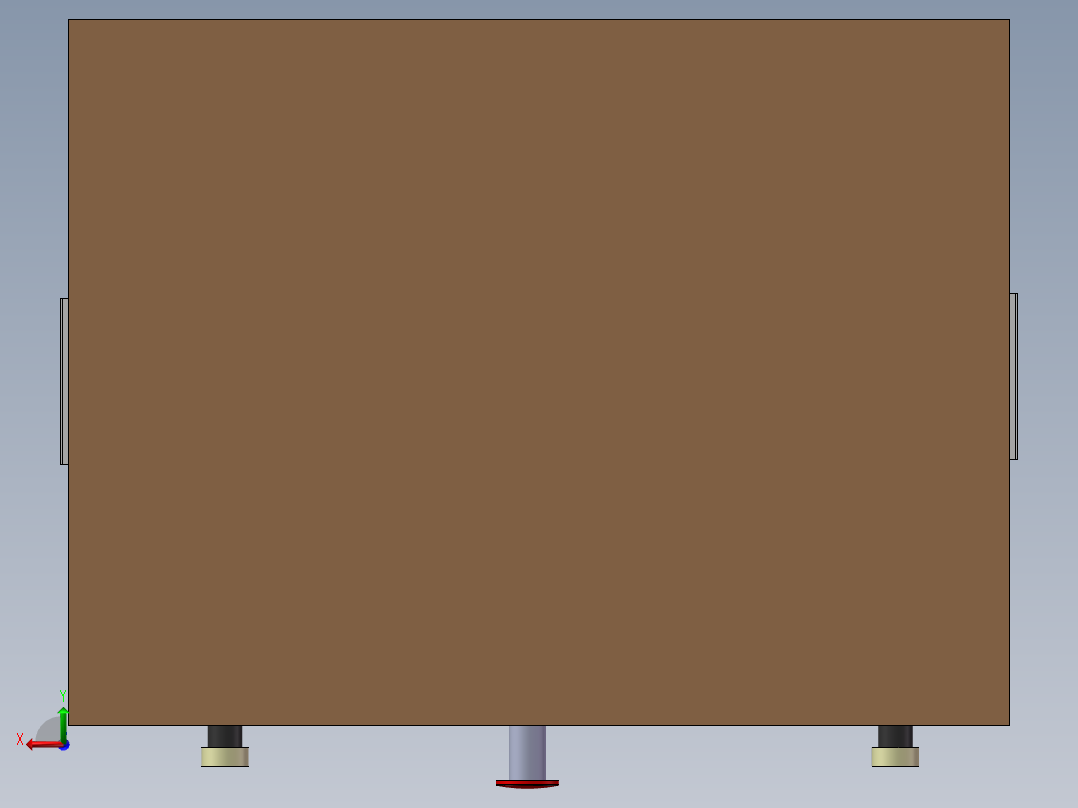 普通气动PCB高压测试治具后视图