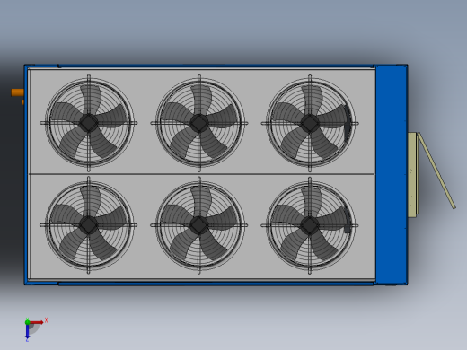 工业冷库机组sw16俯视缩略图