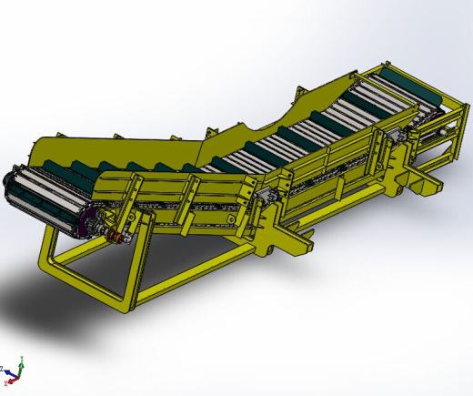 链式输送机3D模型缩略图