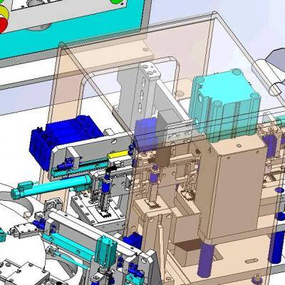 自动化转盘式五金件组装机 3D模型缩略图