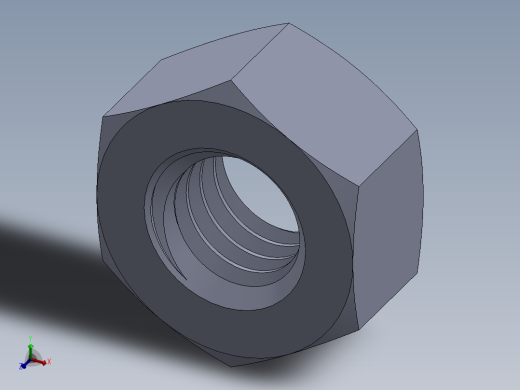 公制螺母-M6x1.SLDPRT