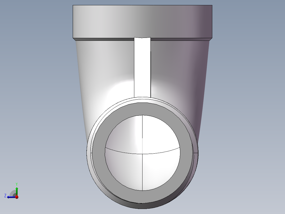 弯头-等径内外丝 DN15右视图