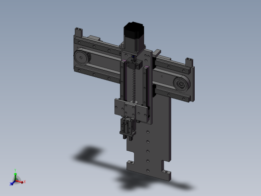 2轴二坐标拾放机械手