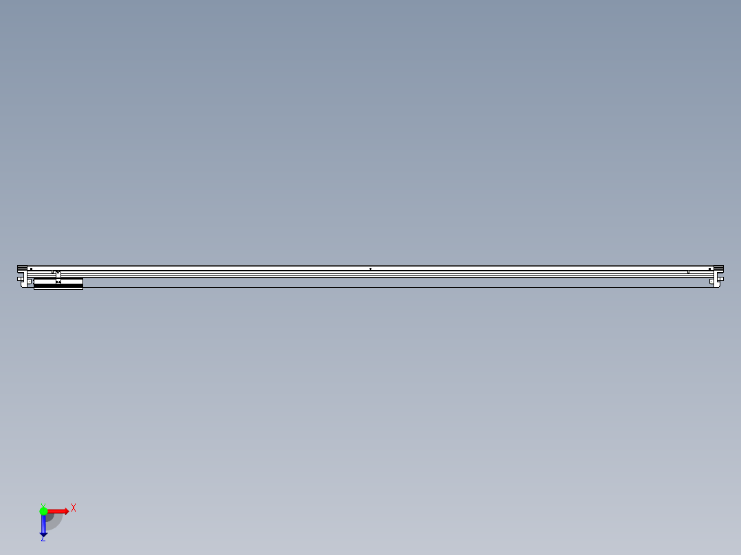 威洛博VL系列3d模型模组VL17E2Y-S2300俯视图