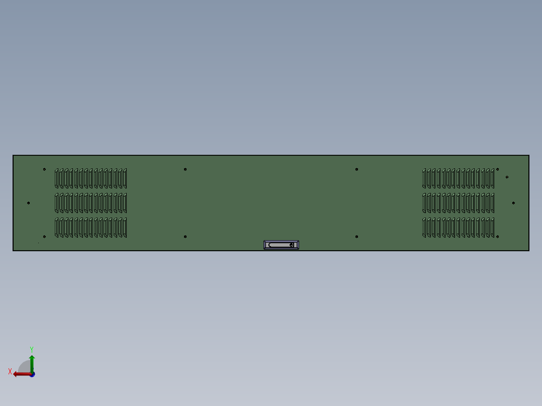 仿威图机柜后视图