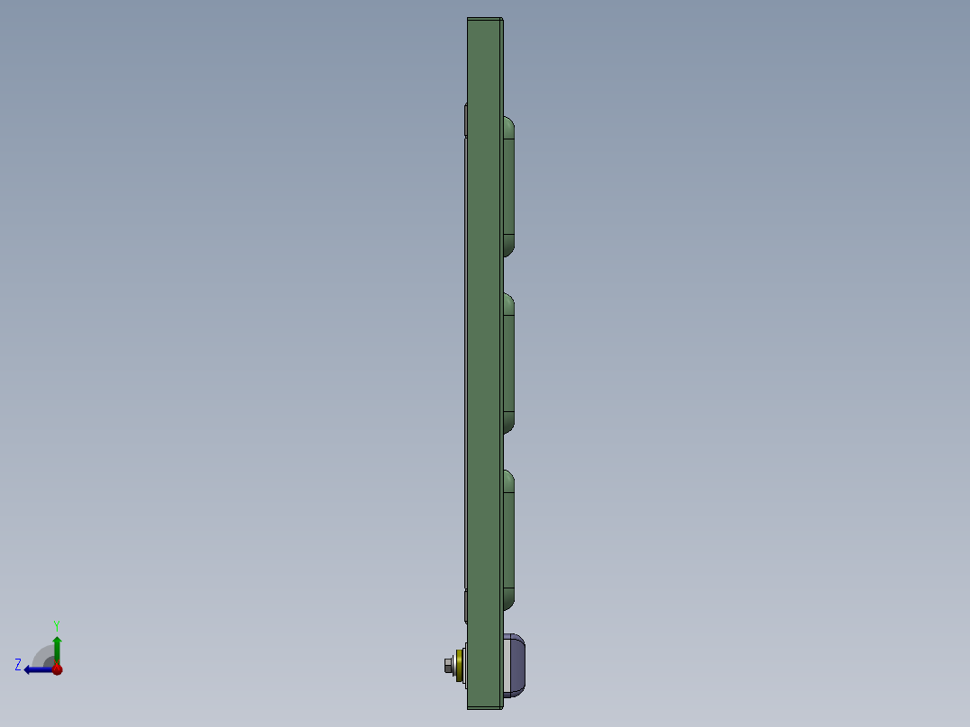 仿威图机柜右视图