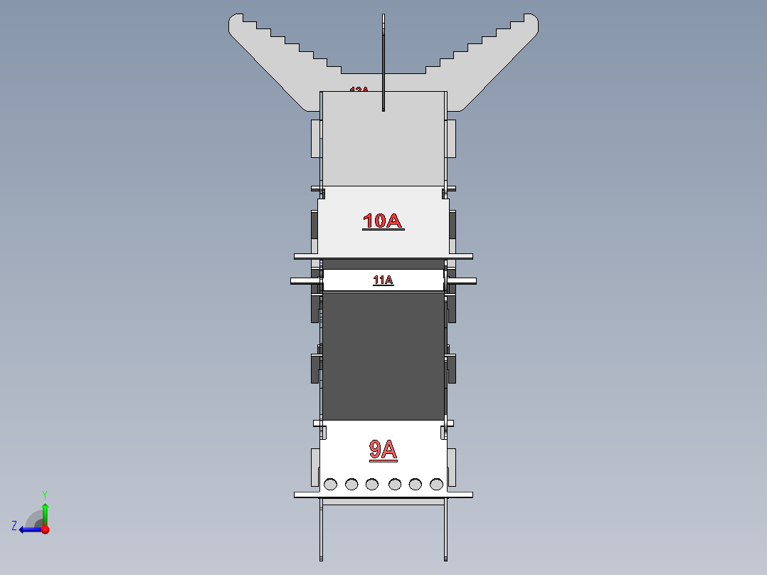 -双头双轮涡右视图