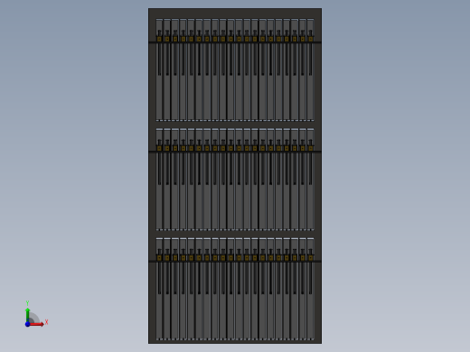 可推动箱子内物件结构前视缩略图