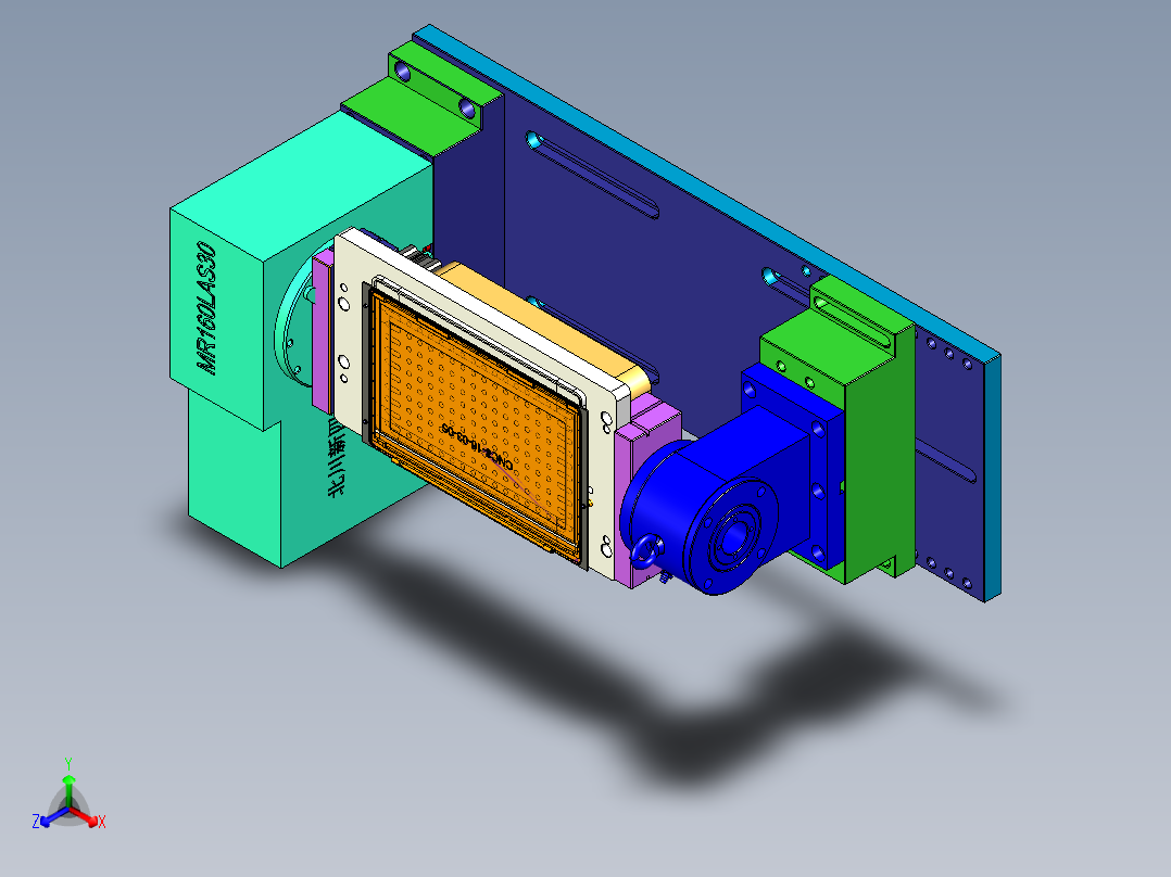 UX390-A-CNC4-0305正等轴测图