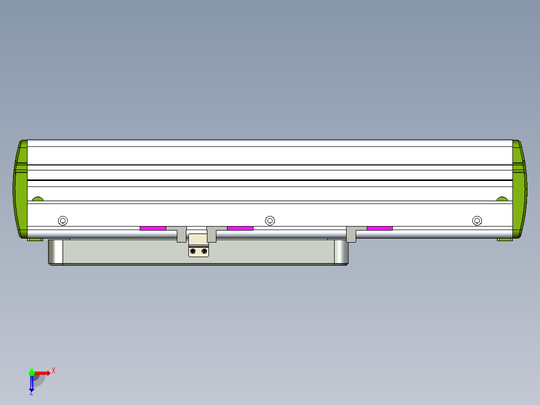 威洛博LC系列3d模型模组LC14S2Y-S100俯视图