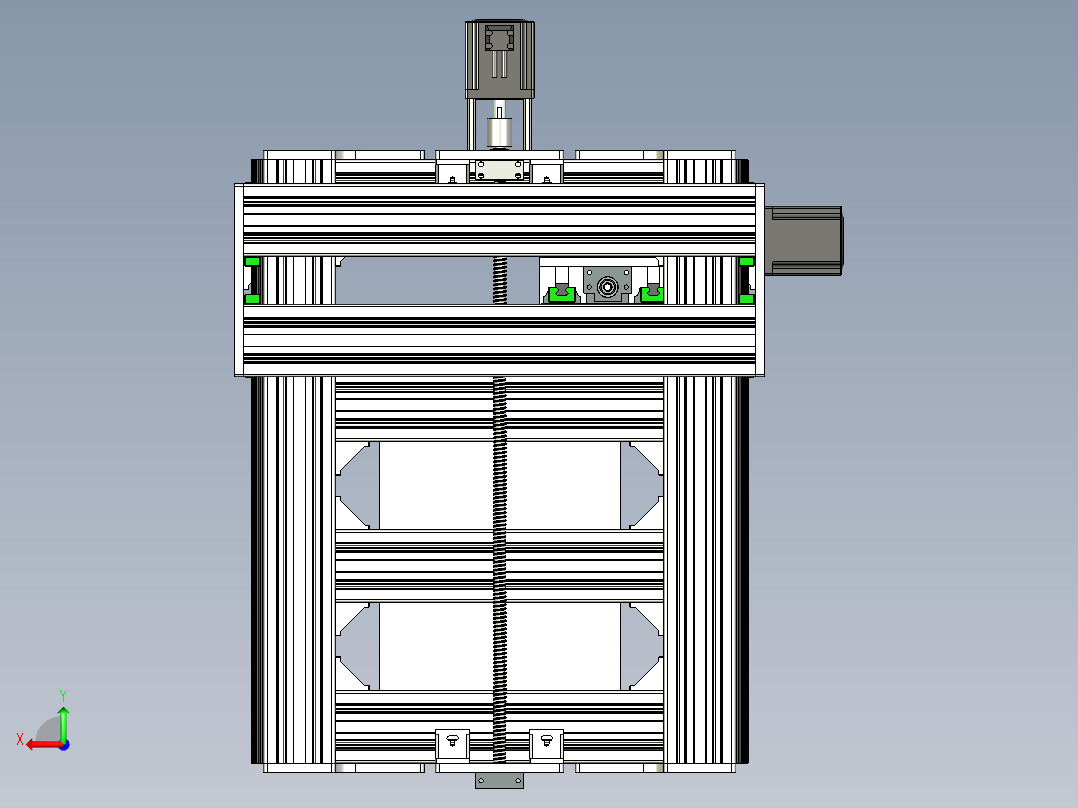 V2小型激光切割机后视图