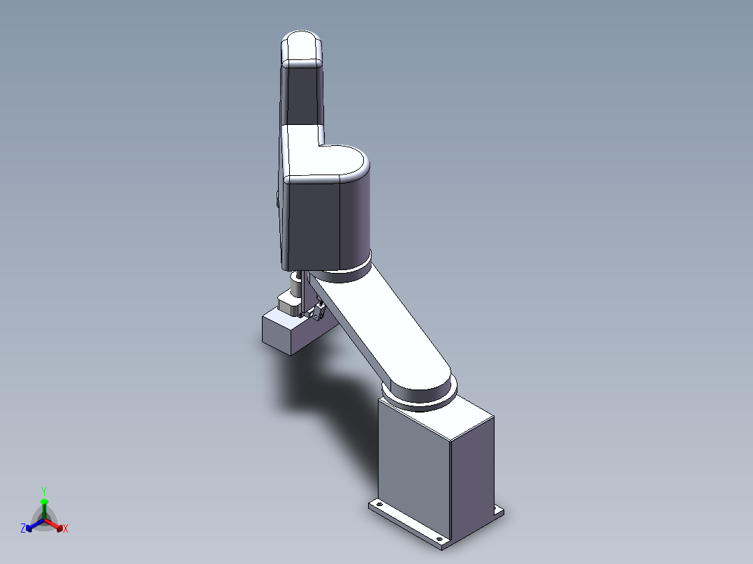 UV烘干炉固化炉正等轴测图