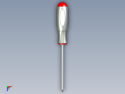 2.5mm 球头六角螺丝刀--sw stp俯视缩略图