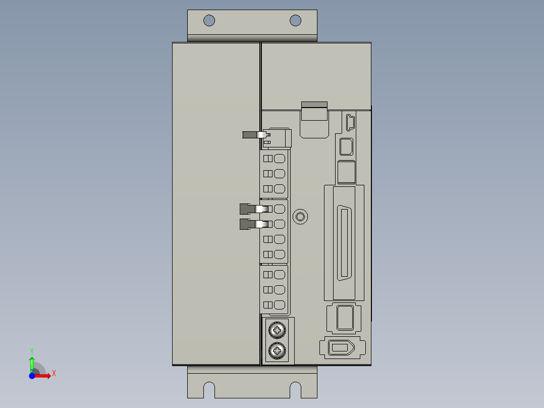 MDDKT3420E伺服马达前视图