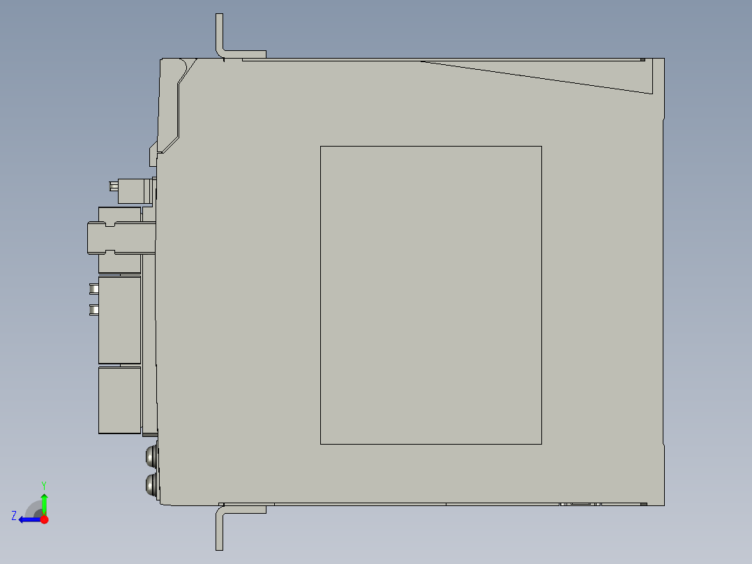 MDDKT3420E伺服马达右视图