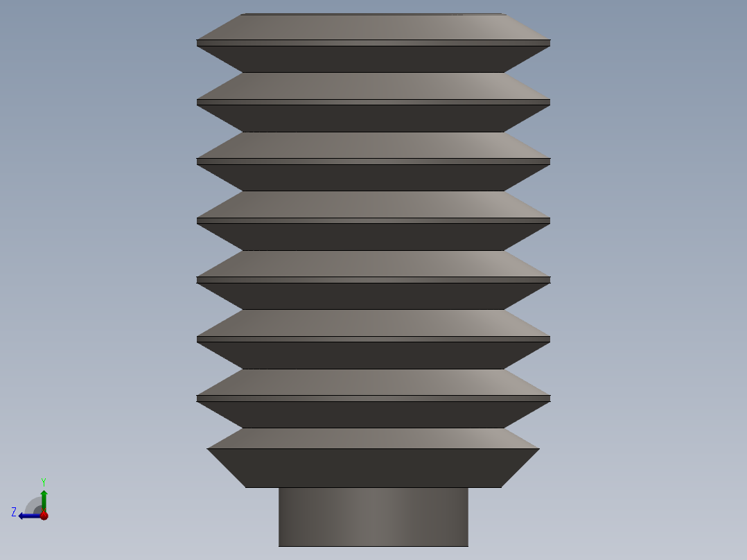 紧固件-0.3750 Allen Screw右视图