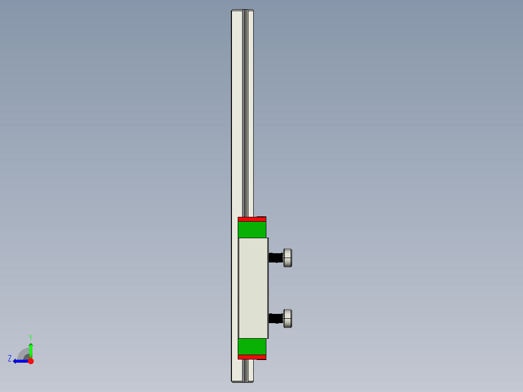 导轨滑块右视图