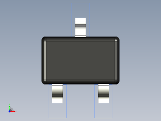 分立半导体元件封装-SC-70前视缩略图