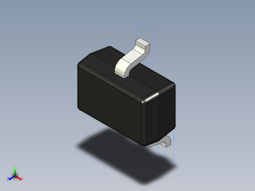 分立半导体元件封装-SC-70正等轴测缩略图