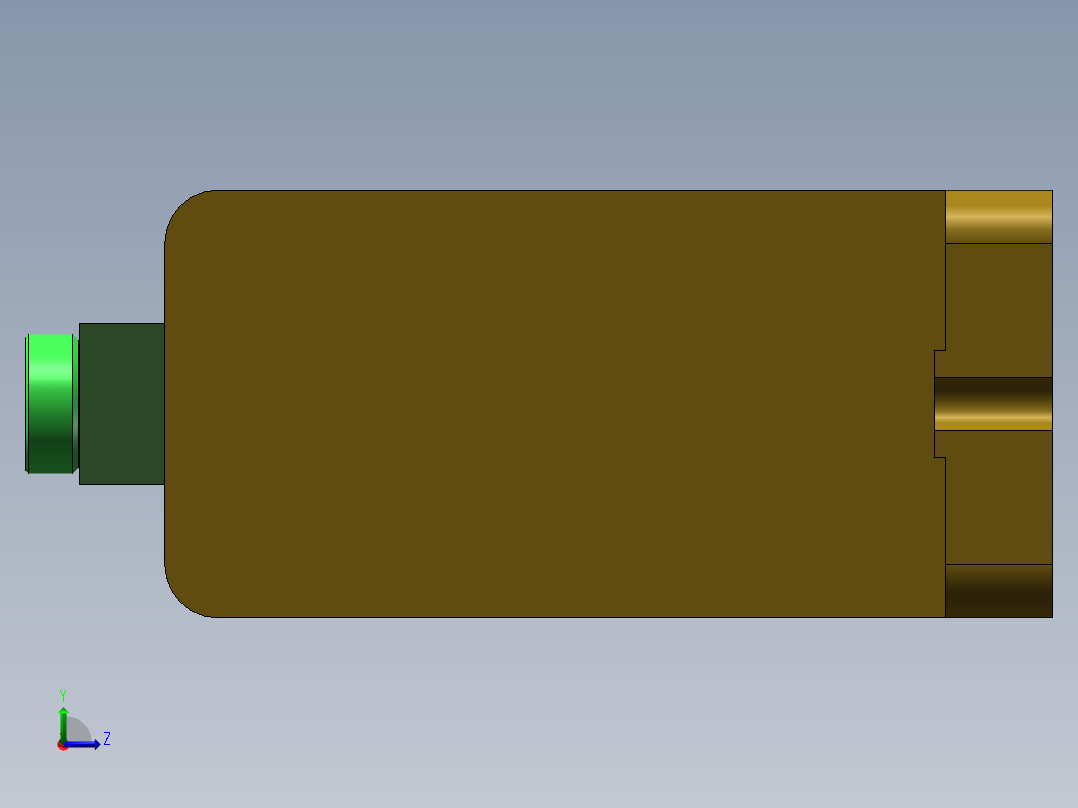 总泵缸体加工工艺及钻φ10.5孔夹具设计【方案3】【含三维】左视图